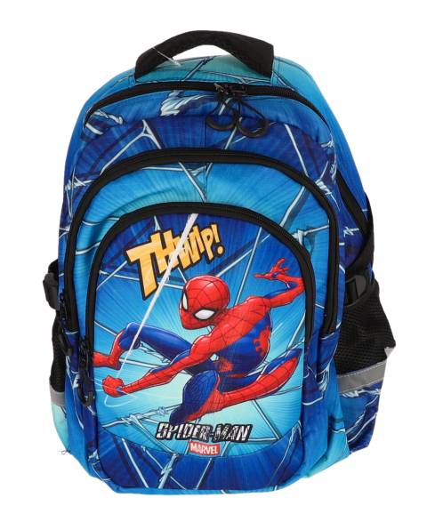 Ghiozdan Scolar SPIDERMAN 3F 42HX30X20cm Albastru